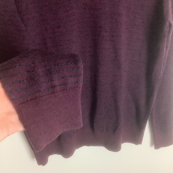 Banana Republic Men's Merino Wool V Neck Sweater M - Picture 4 of 15